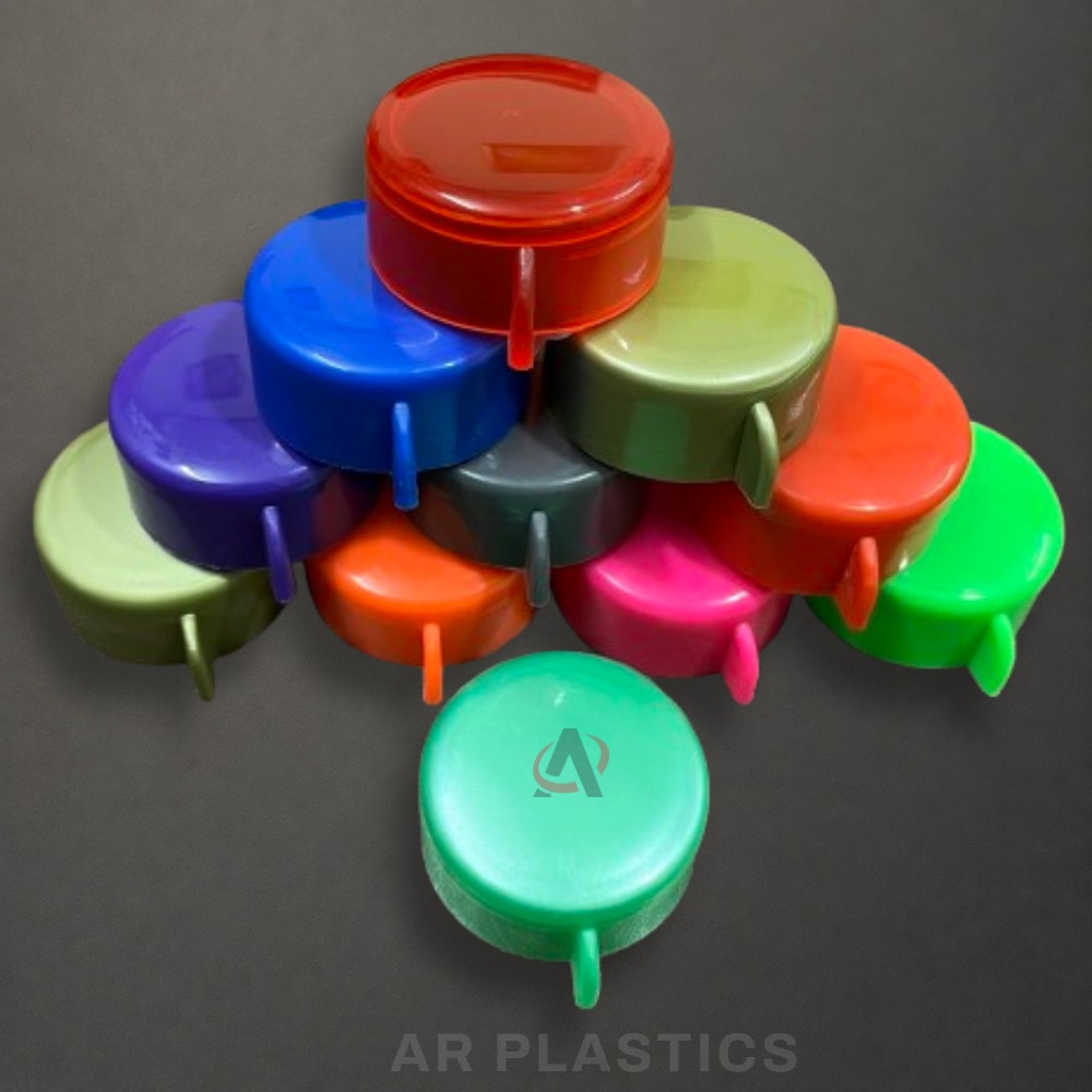 46 Mm Hook Cap - Plastic, 46 Mm Diameter, All Colors Available | Customizable Design, Lightweight, User-friendly Bottle Stopper