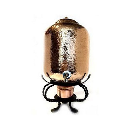 Copper Hammered Water Container