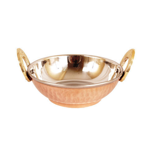 Steel Copper Kadhai