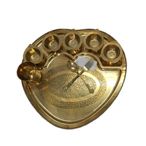 Steel Copper Thali Sets