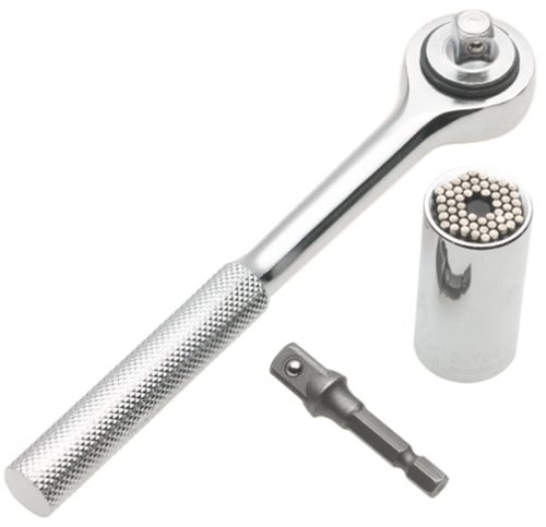 Professional grade universal socket wrench