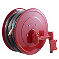 Fire Hose Reel - 3/4 Inch, Red Color, 30-40 Kilograms Weight, Includes Nozzle