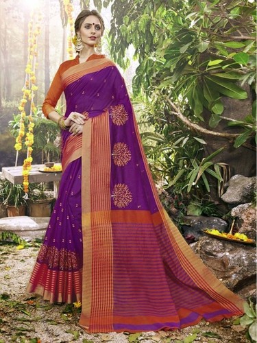 Purple Saree