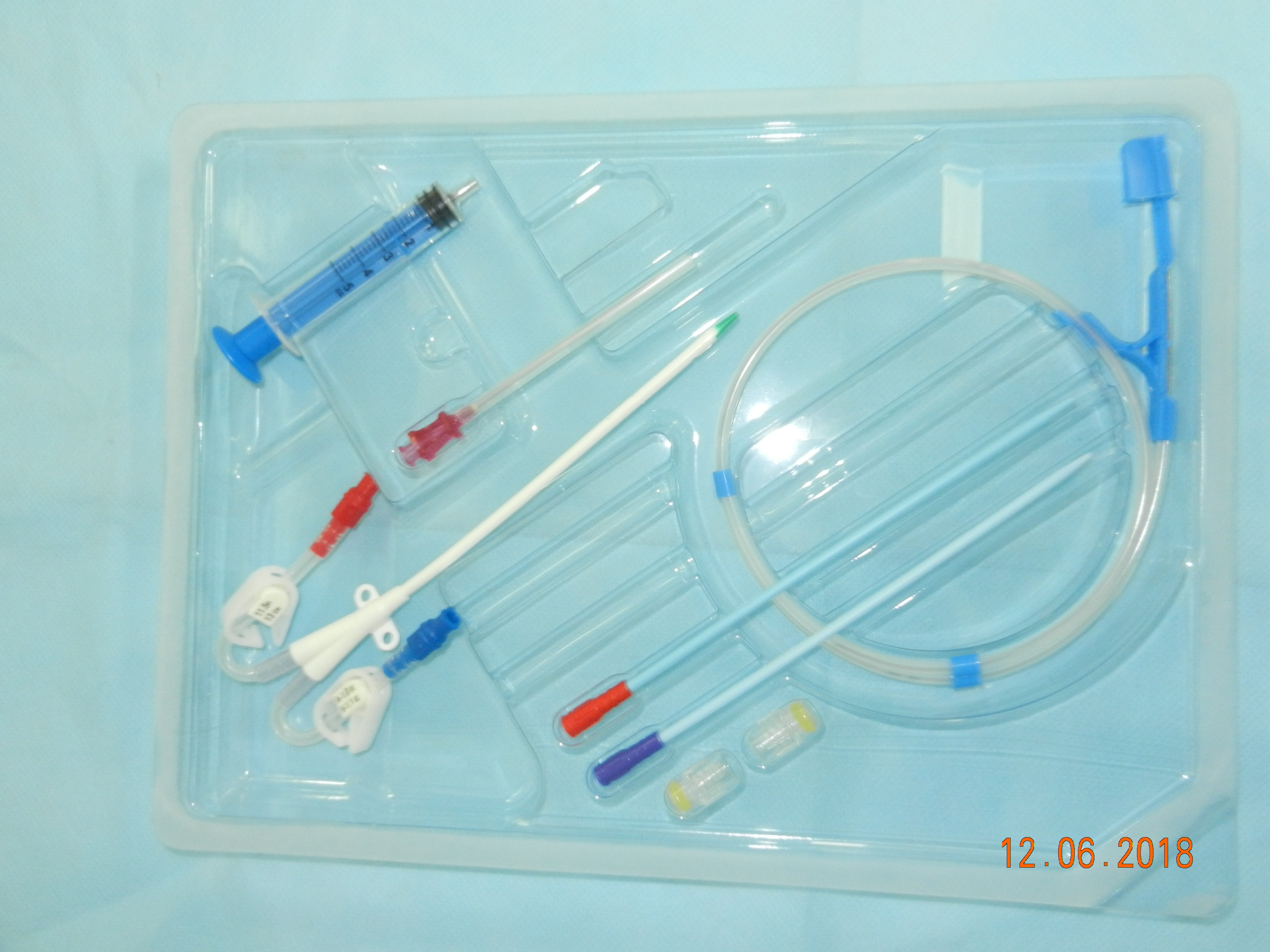 Double Lumen Haemodialysis Catheter kit