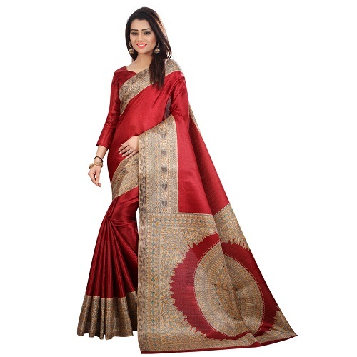 Printed Kalamkari Saree