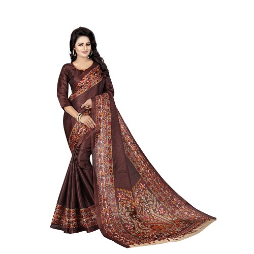 Designer Kalamkari Silk Saree