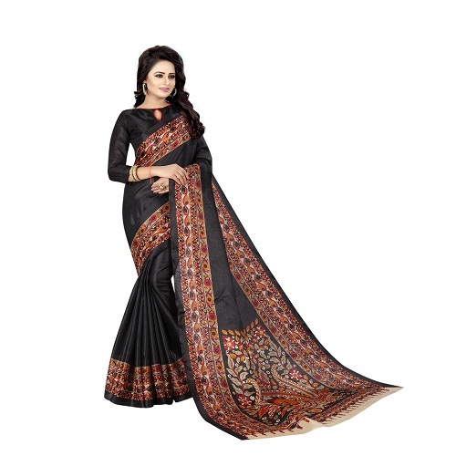 Designer Kalamkari Silk Saree