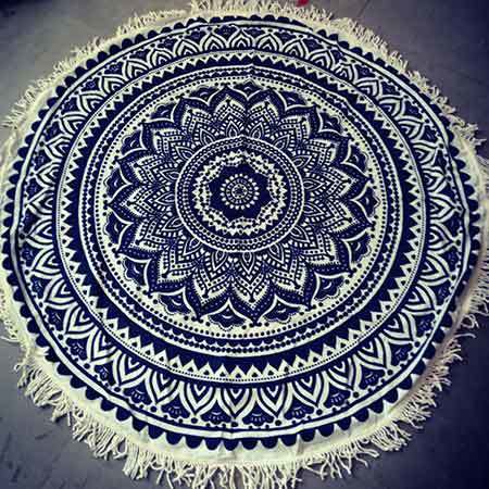 Terry Round Beach Towel