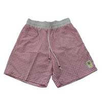 Men Swim Shorts - Polyester, 18 Inches, Size M, Waist 32 Inches, Pink | Comfortable, Durable, Lightweight, Quick Dry, Water Resistant, 2 Pockets, Stylish