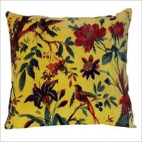 Yellow Fancy Digital Print Cushion Cover