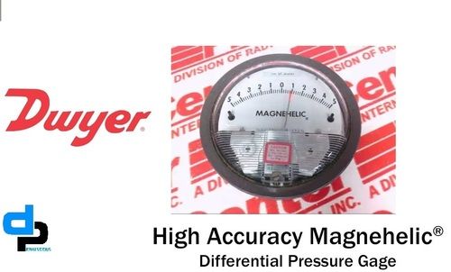 Dwyer 2300-10CM Magnehelic Differential Pressure Gauge- Range 5-0-5 CM