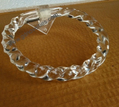 Acrylic Towel Ring Twisted