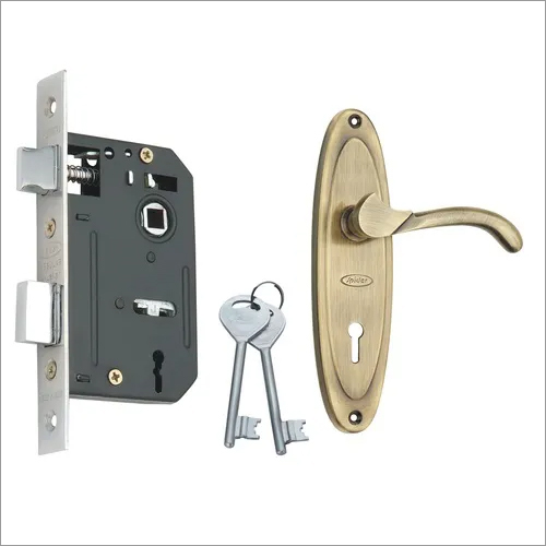 Antique Brass Stainless Steel Mortice Key Lock Set