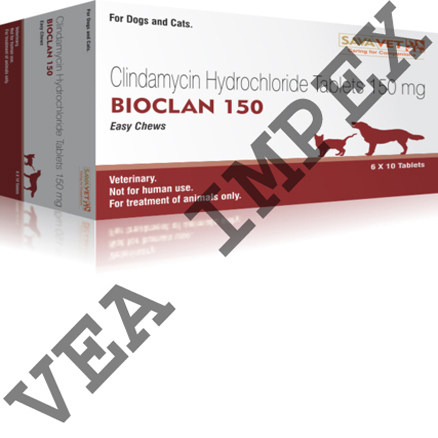 Bioclan 150  (Clindamycin Hydrochloride Tablets) Ingredients: Chemicals