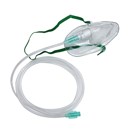 Oval Rubber Transparent Oxygen Mask Grade: A Grade Medical Material Length: 2 Mtr  Meter (M) Waterproof: Yes
