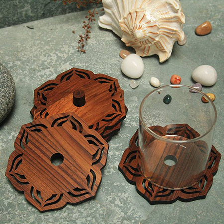 Wooden Glass Coaster