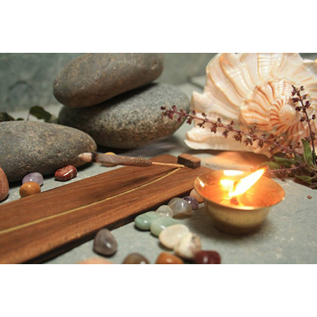 Wooden Incense Stick Stand