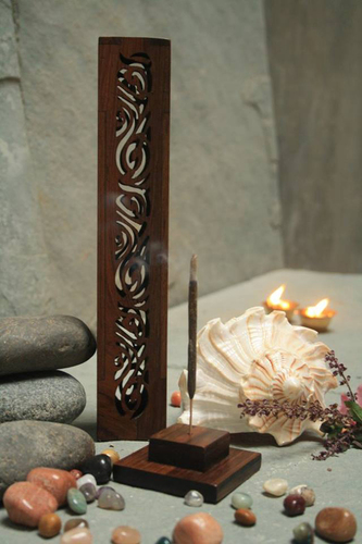 Cut Work Wooden Incense stand