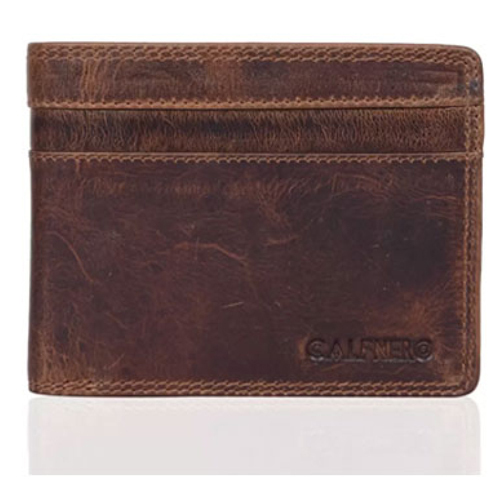Kara Men's Leather Wallet - Genuine Leather, Brown Color | Elegant Design, Multiple Pockets & Compartments for Ultimate Organization