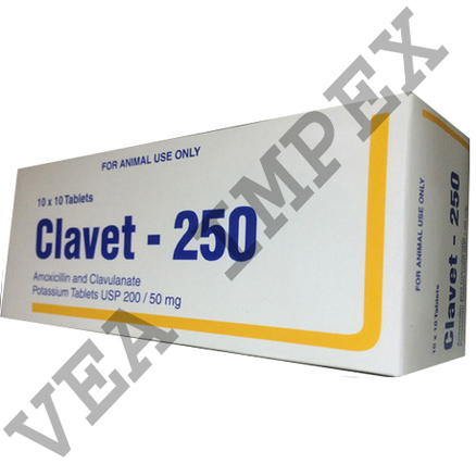 Tablets Clavet 250 Mg(clavulanate)