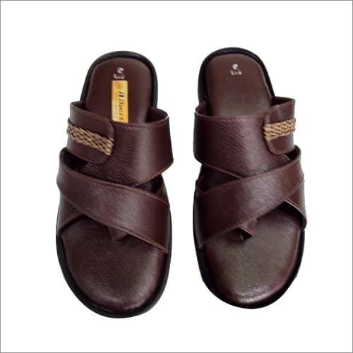 Mens Leather Slipper