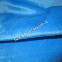 Polyester Velvet Fabric - 100% Polyester, Blue Color, Plain Texture | Light In Weight, Quick Dry, Smooth, Waterproof, All-season Comfort, Crushed Velvet