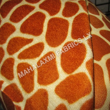 Tortoise Print Velvet Fabric