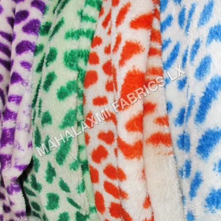 Quick Dry Dotted Crystal Fur Fabric