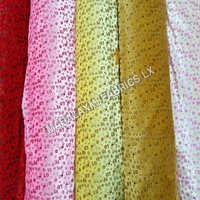Multiple Color Embossed Velvet Fabric