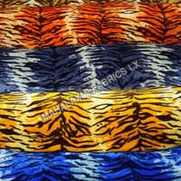 Printed Velvet Fabric - 100% Polyester, Multiple Colors | Fast Colors, Light Texture, Quick Dry