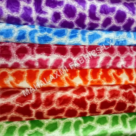 Multiple Color Upholstery Velvet Fabric