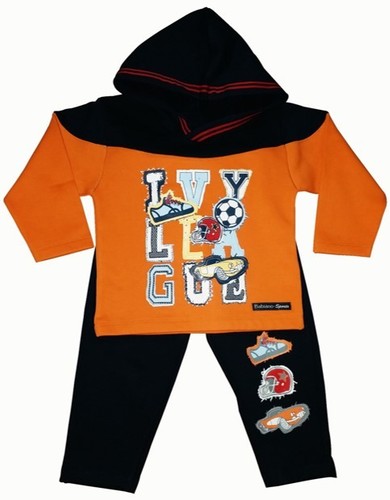 Track Suit - Cotton Winter Gear for Boys | Multicolor Printed Design for Ages 0-5