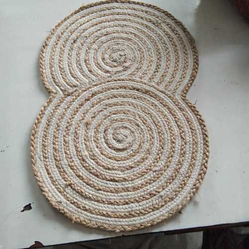 Brown Crafted Braided Mats