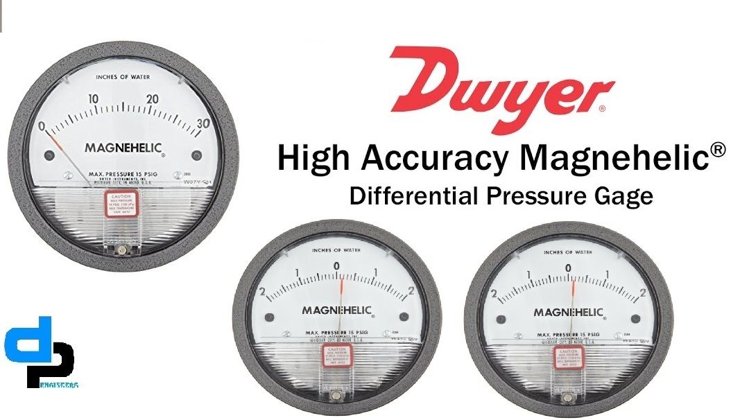 Dwyer Magnehelic Differential Pressure Gauge Model 2000-10KPA