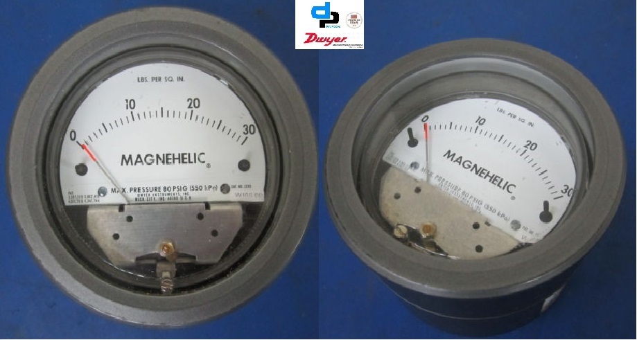 Dwyer Magnehelic Differential Pressure Gauge Model 2000-8KPA