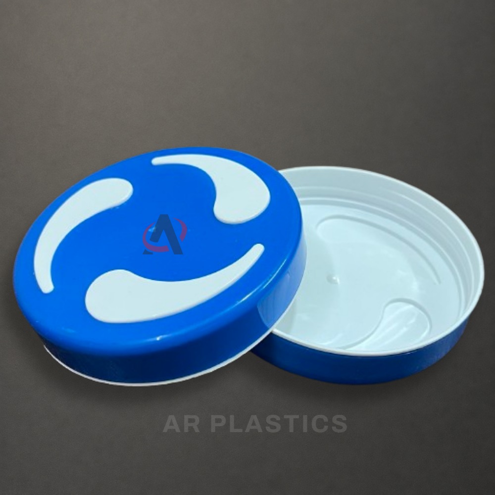 96 mm Double Color Cap - Plastic, 96 Millimeter Diameter, Available in All Colors | Customizable, Screw Cap for Jars, User-Friendly and Lightweight