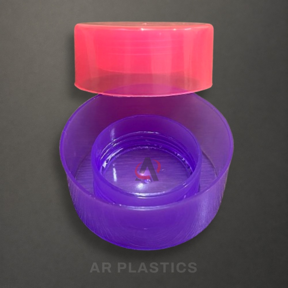46 MM Big Fridge Bottle Cap - Plastic, 46 mm Diameter, Red/Blue Colors Available | Customized Design, User-Friendly, Lightweight, Economical