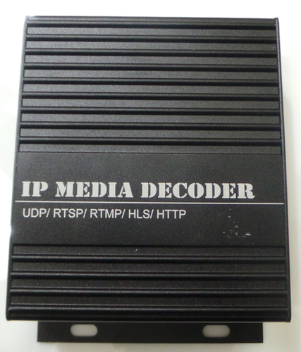 HDMI & VGA Output Video Decoder - Aluminum, 100mm x 118mm x 40mm | 1920x1080 Resolution, AAC/MP3 Audio, 2A Power Output, Multi-screen Support