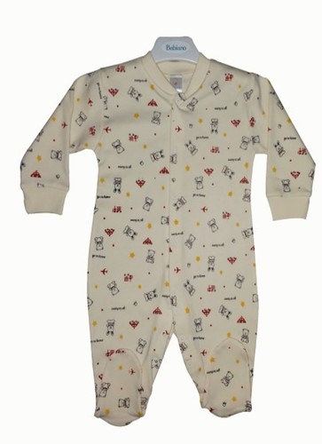 All Over Print Baby Grow - Soft Cotton Fabric Unisex Multicolor Design for Ages 0-5 Years Ideal for Winter