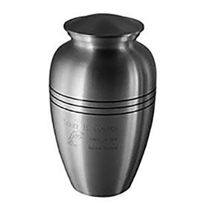 Silver Argento Bronze Cremation Urn