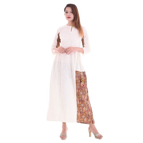 White Designer Long Kurti