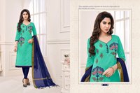 Ladies Embroidery Cotton Suits