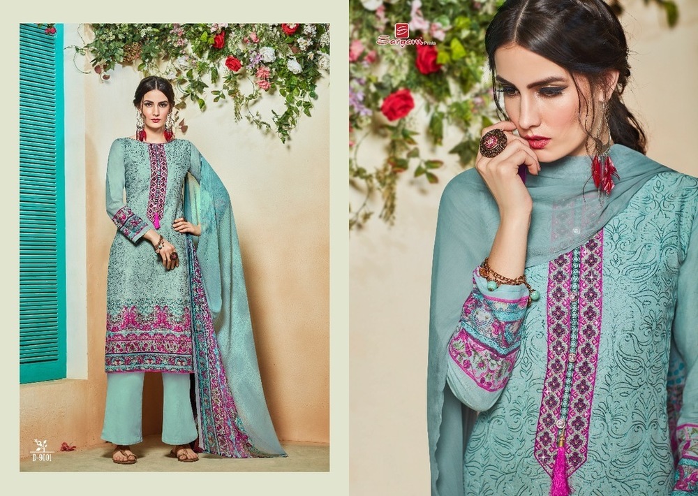 Ladies Digital Printed Cotton Suits