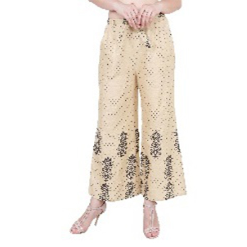 cream palazzo trousers