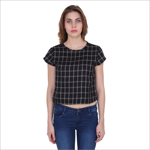 Rayon Black T Shirt