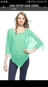 Ladies Off Shoulder Dress - Soft Fabric, Size M, Green | Eye-catching Plain Pattern, Comfortable Wear For Spring, Summer, And Rainy Seasons
