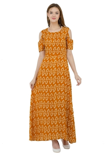 Ladies Off shoulder Fancy Gown