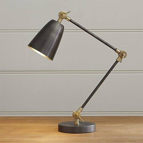 Black And Gold Office Table Lamp