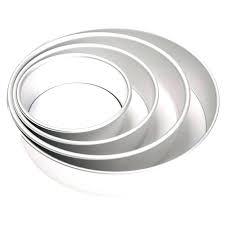 6 aluminium cake tin