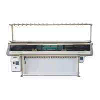Computerized Flat Knitting Machine - 2450x900x1650mm, White/blue, Servo Motor Drive | Programmable Flat Knitting, 7g-16g Gauge, Industrial Pc Control